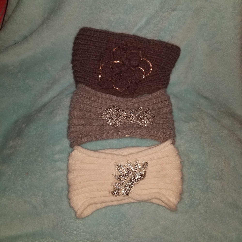 Lot of 3 winter headbands